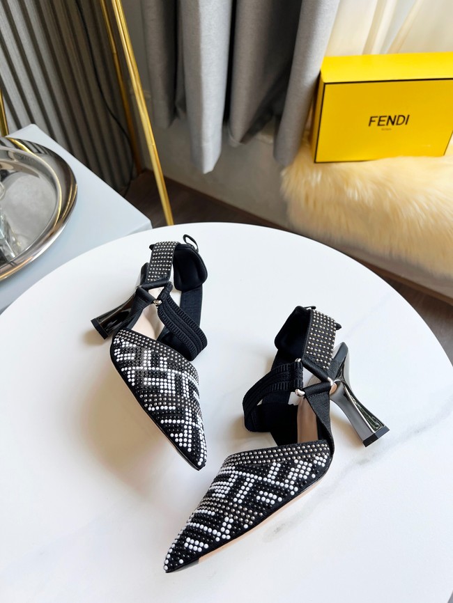 Fendi Shoes 91043-3 Heel height 8CM