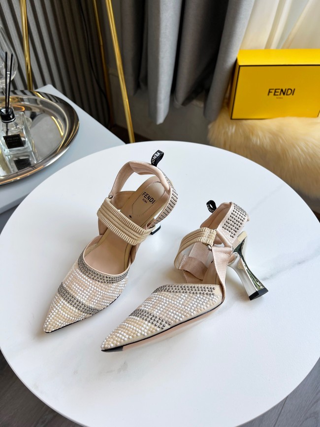 Fendi Shoes 91043-4 Heel height 8CM