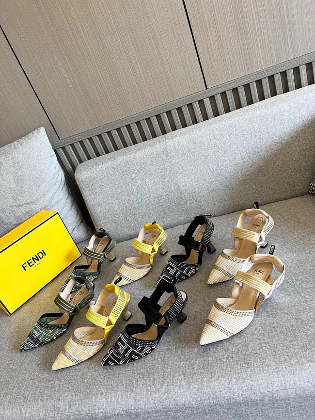 Fendi Shoes 91044-3 Heel height 5CM