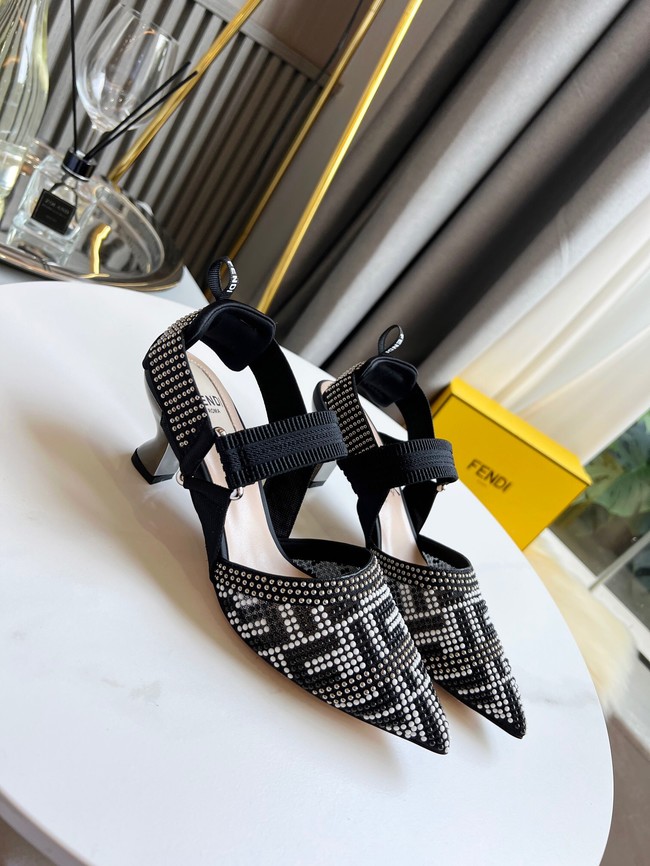 Fendi Shoes 91044-3 Heel height 5CM