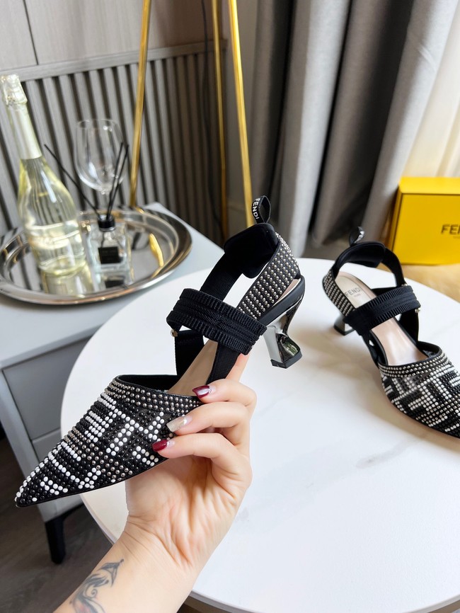 Fendi Shoes 91044-3 Heel height 5CM