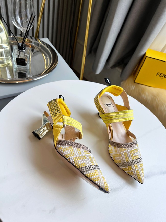 Fendi Shoes 91044-4 Heel height 5CM