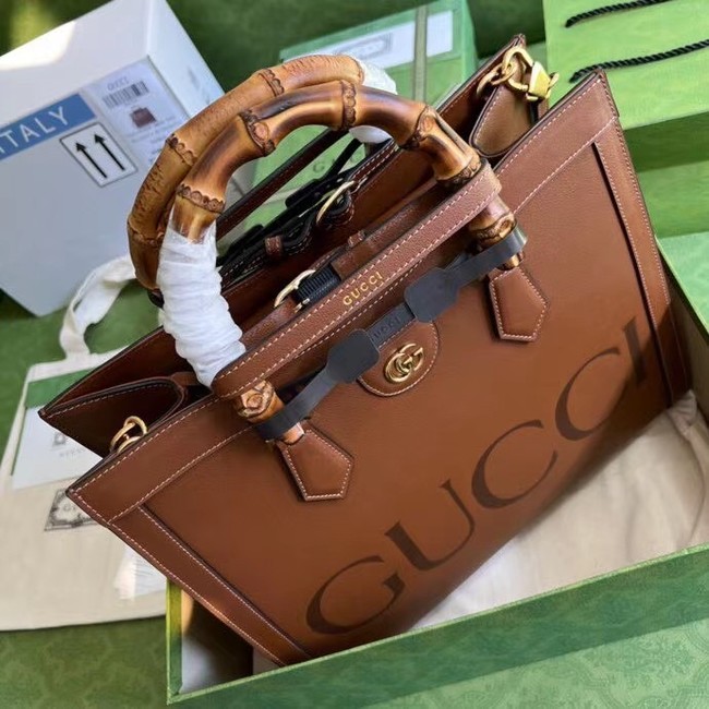 Gucci Diana medium tote bag 655658 brown