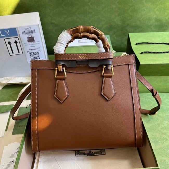 Gucci Diana small tote bag A660195 Brown