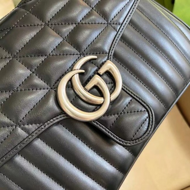 Gucci GG Marmont small top handle bag 498110 black