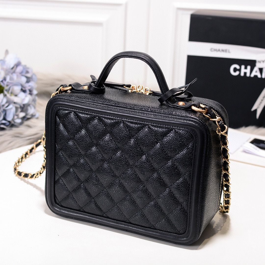 Chanel mini Vanity Case Original A93342 Black