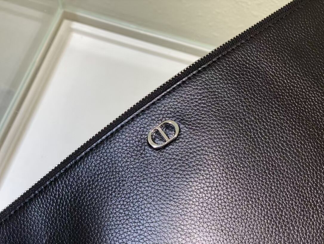 Dior Lambskin Cluth Bag C6112 Black