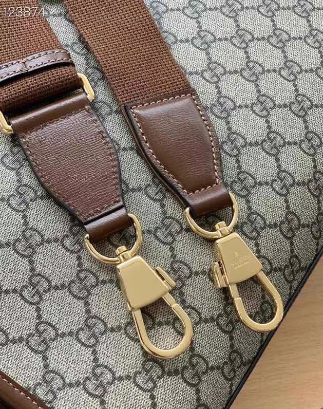 Gucci Medium tote with Interlocking G 674155 brown
