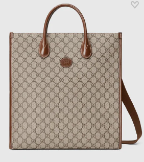 Gucci Medium tote with Interlocking G 674155 brown