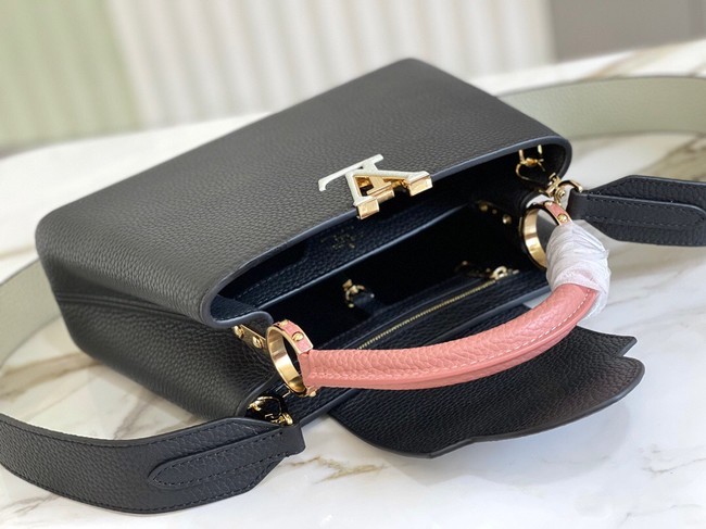 Louis Vuitton CAPUCINES BB M48865 black&pink