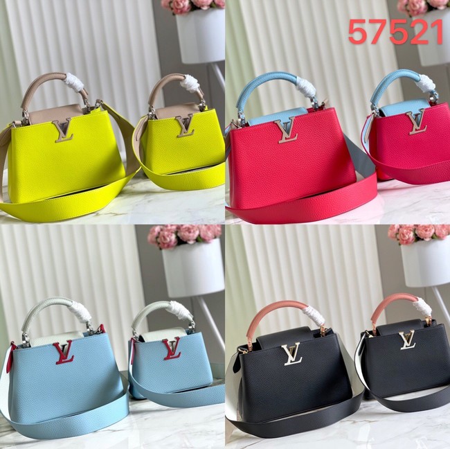 Louis Vuitton CAPUCINES BB M48865 red&sky blue