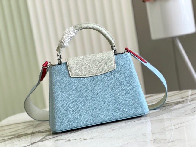 Louis Vuitton CAPUCINES BB M48865 sky blue&white