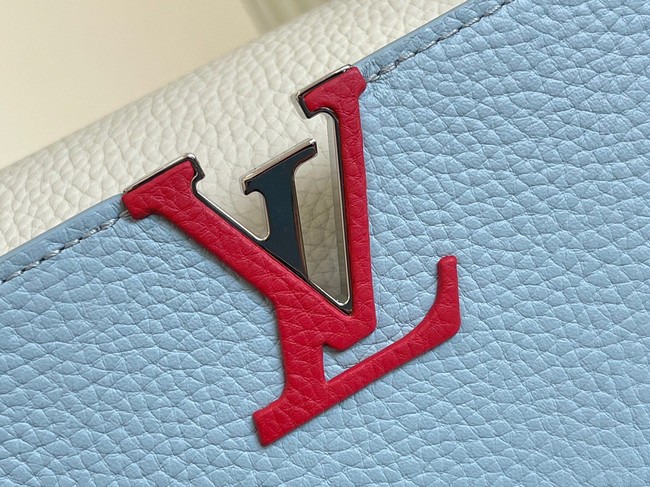 Louis Vuitton CAPUCINES BB M48865 sky blue&white