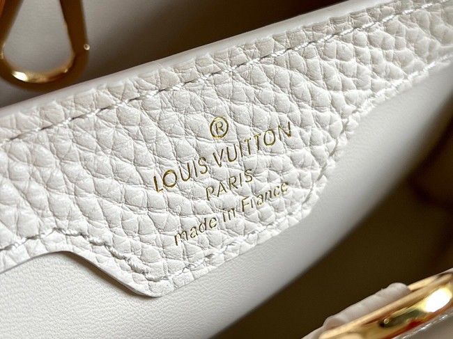 Louis Vuitton CAPUCINES BB M48865 white&brown