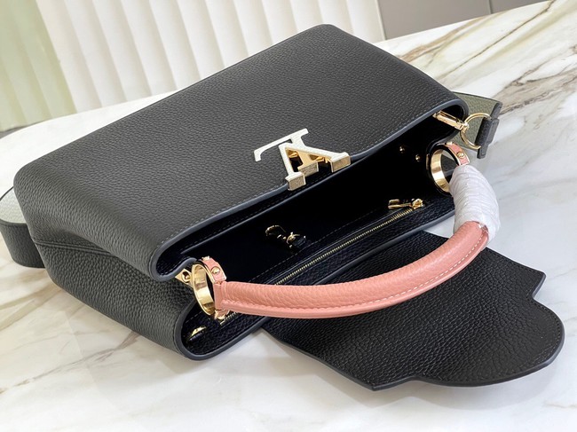 Louis Vuitton CAPUCINES BB M56904 black&pink