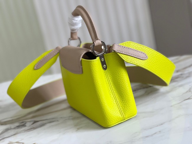 Louis Vuitton CAPUCINES MINI M59205 Lemon&light gray