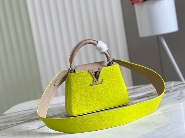 Louis Vuitton CAPUCINES MINI M59205 Lemon&light gray