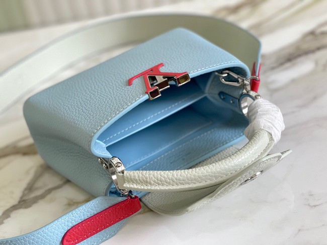 Louis Vuitton CAPUCINES MINI M59205 blue&white