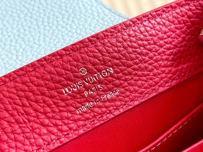 Louis Vuitton CAPUCINES MINI M59205 red&sky blue