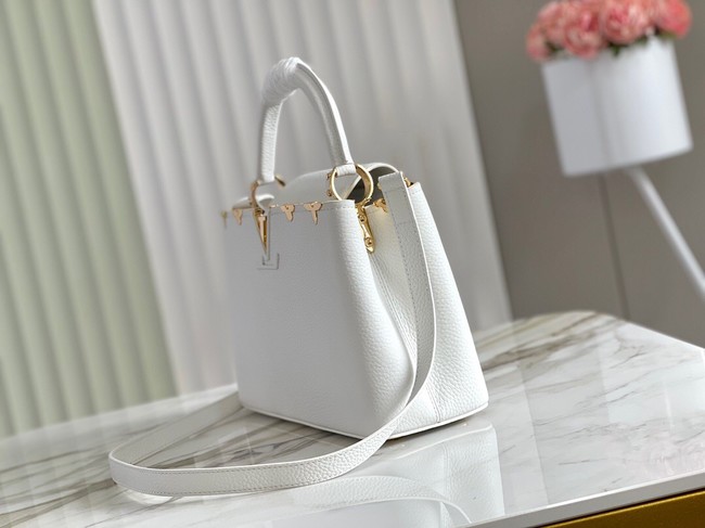 Louis Vuitton CAPUCINES PM M56904 white