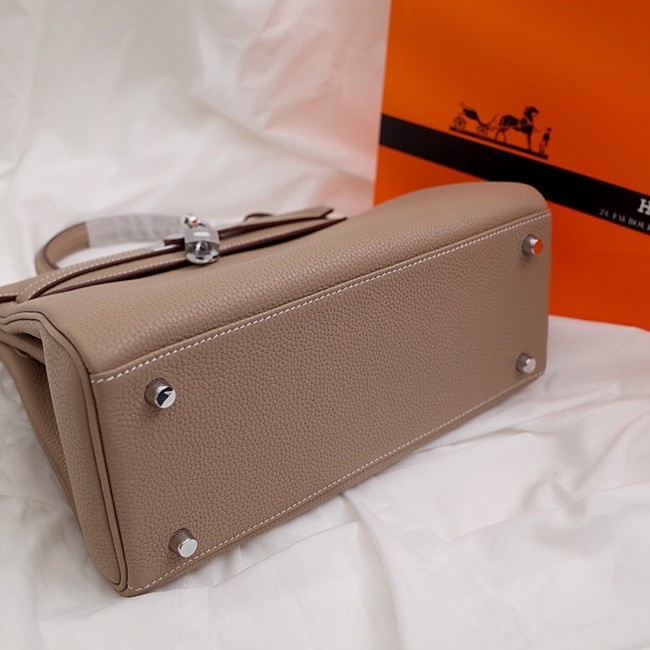Hermes Kelly Shoulder Bag Original TOGO Leather KY3255 apricot