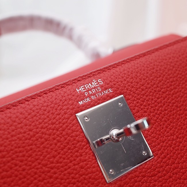 Hermes Kelly Shoulder Bag Original TOGO Leather KY3255 red