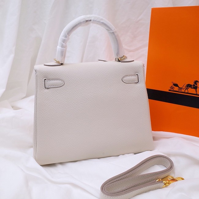 Hermes Kelly Shoulder Bag Original TOGO Leather KY3255 white