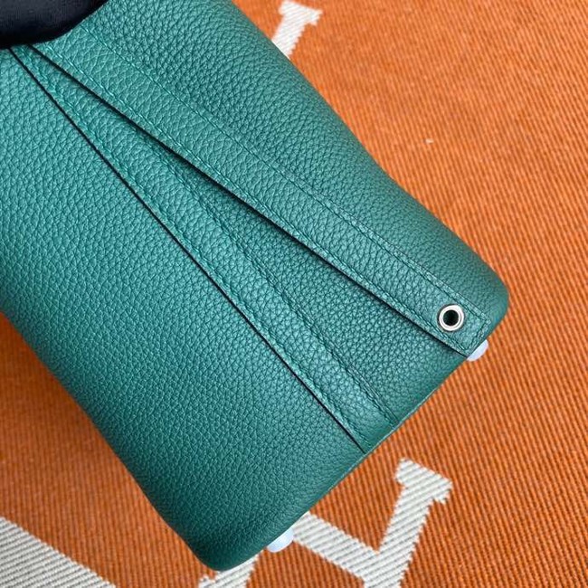 Hermes Picotin Lock Bags Original togo Leather PL3388 blackish green