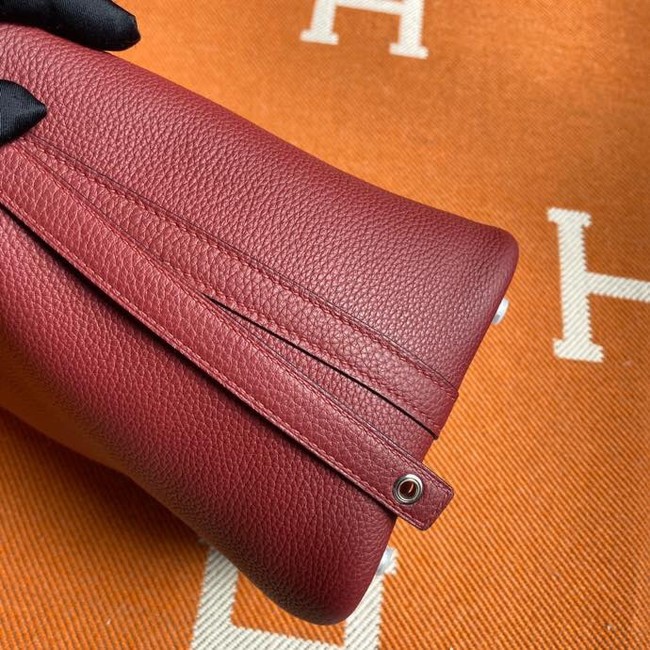 Hermes Picotin Lock Bags Original togo Leather PL3388 claret