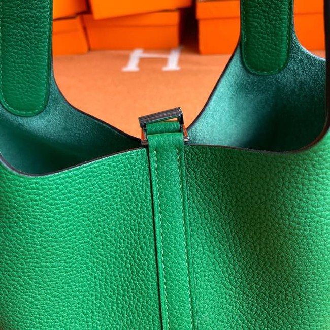 Hermes Picotin Lock Bags Original togo Leather PL3388 green