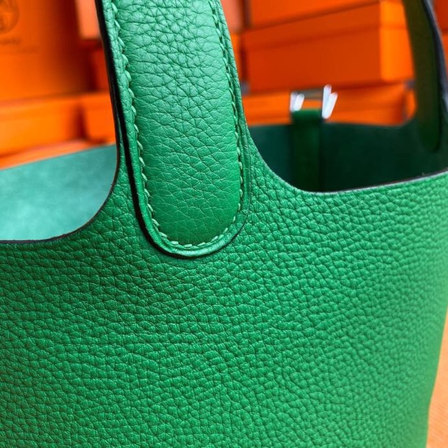 Hermes Picotin Lock Bags Original togo Leather PL3388 green