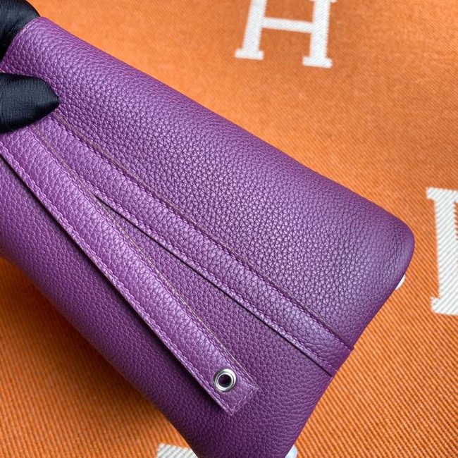 Hermes Picotin Lock Bags Original togo Leather PL3388 purple