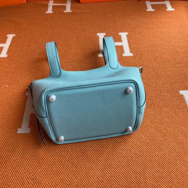 Hermes Picotin Lock Bags Original togo Leather PL3388 sky blue