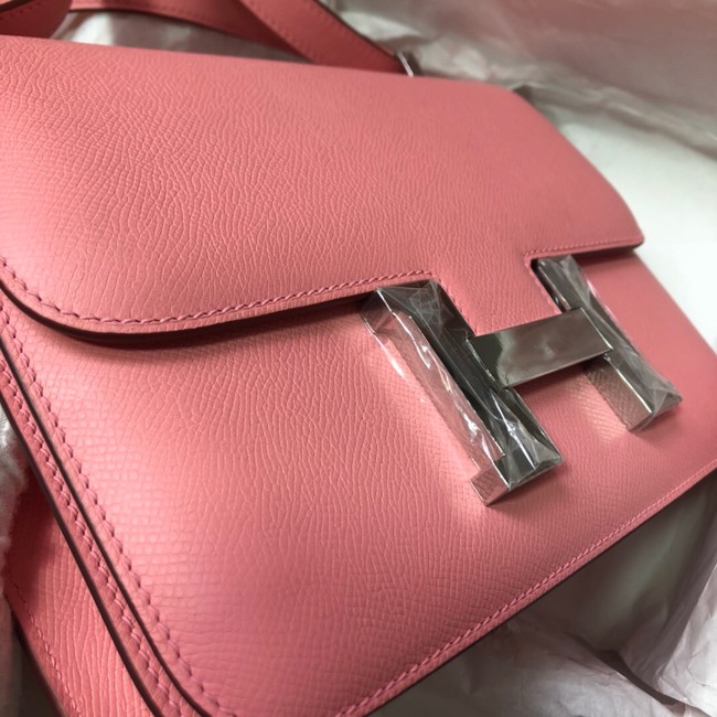 Hermes Original Espom Leather Constance Bag 5333 Pink