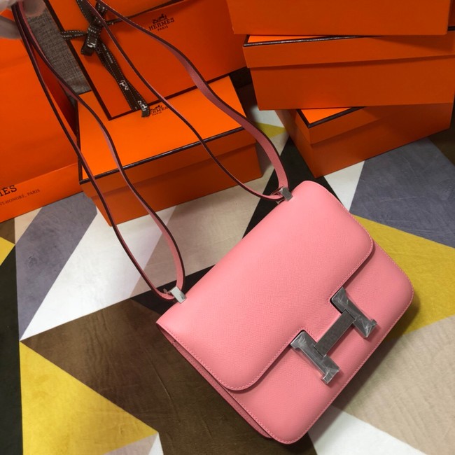 Hermes Original Espom Leather Constance Bag 5333 Pink