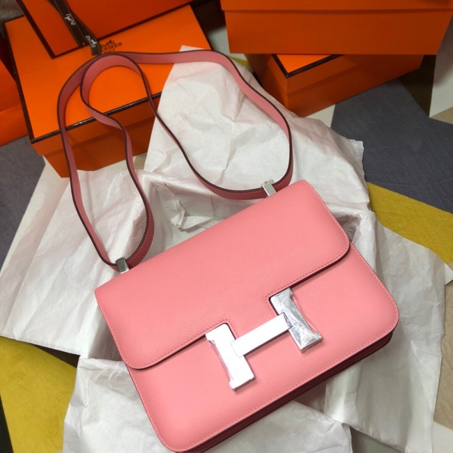 Hermes Original Espom Leather Constance Bag 5333 Pink