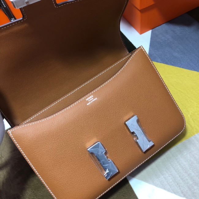 Hermes Original Espom Leather Constance Bag 5333 brown