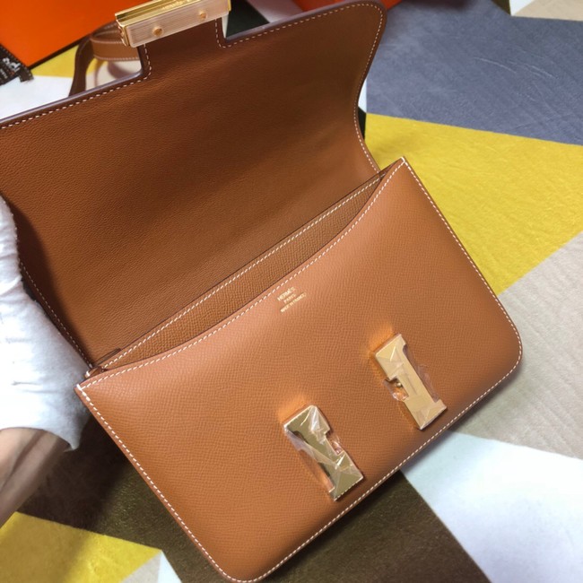 Hermes Original Espom Leather Constance Bag 5333 brown