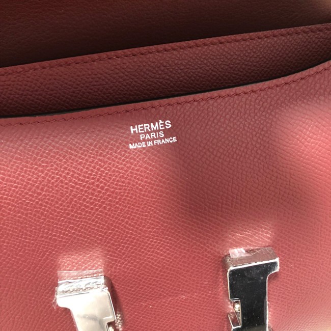 Hermes Original Espom Leather Constance Bag 5333 claret