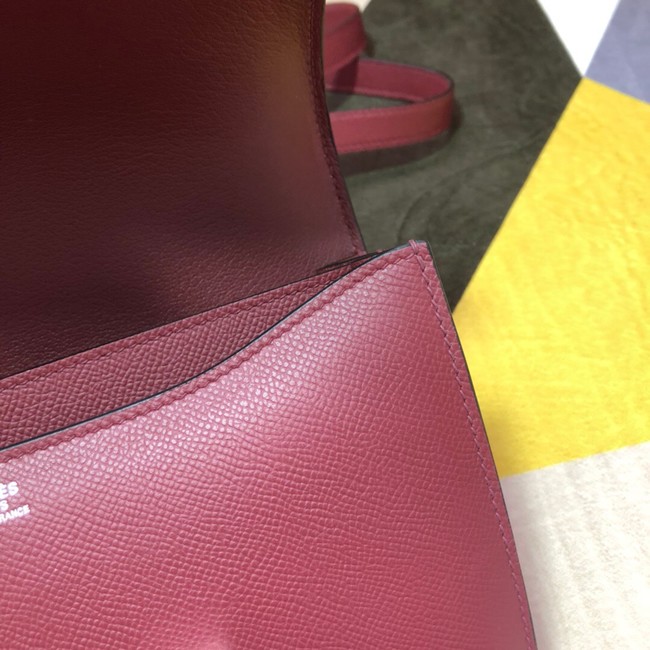 Hermes Original Espom Leather Constance Bag 5333 claret