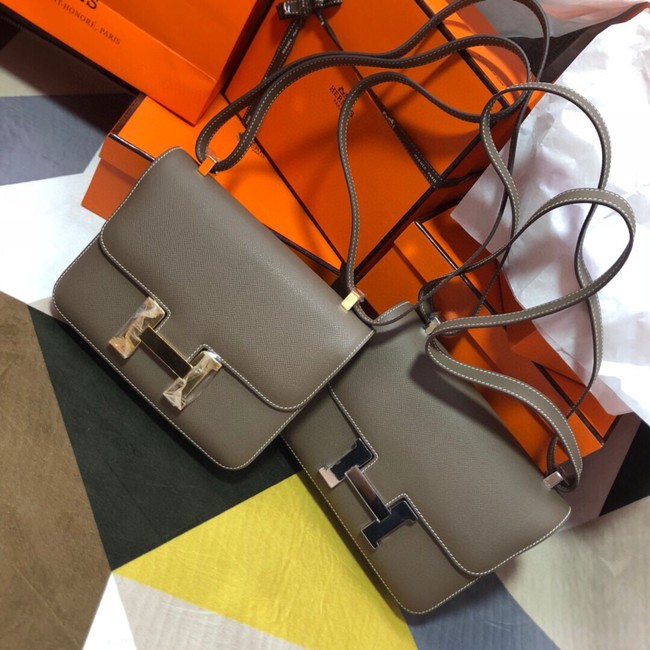 Hermes Original Espom Leather Constance Bag 5333 gray