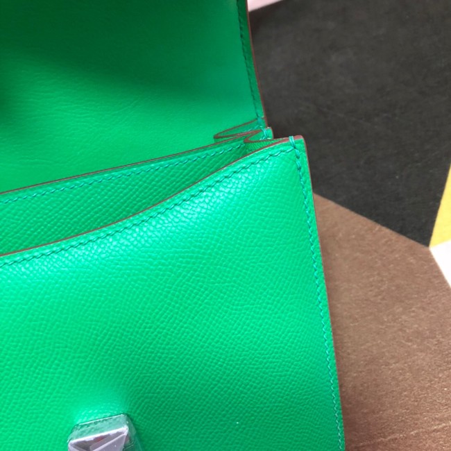 Hermes Original Espom Leather Constance Bag 5333 green