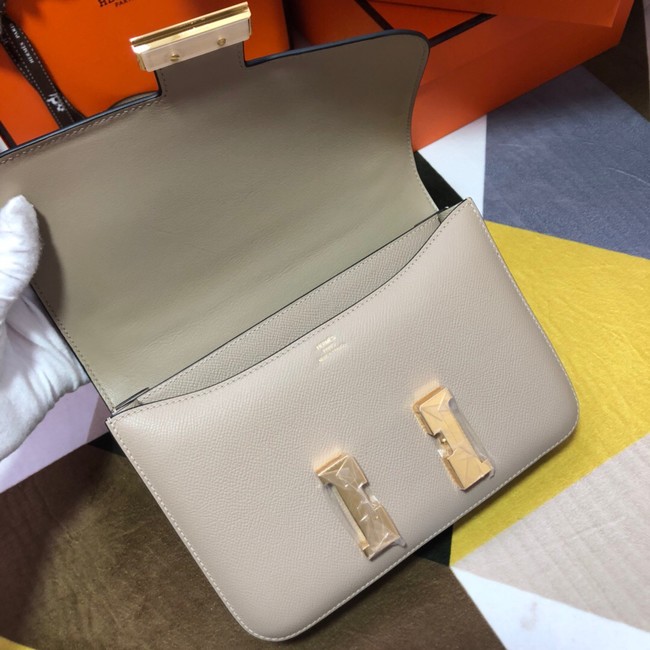 Hermes Original Espom Leather Constance Bag 5333 light gray