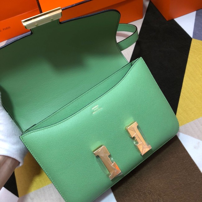 Hermes Original Espom Leather Constance Bag 5333 light green