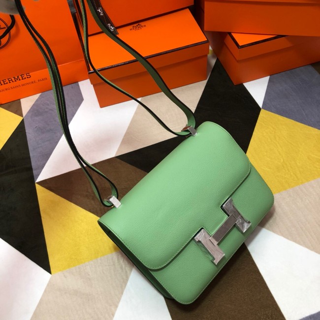 Hermes Original Espom Leather Constance Bag 5333 light green