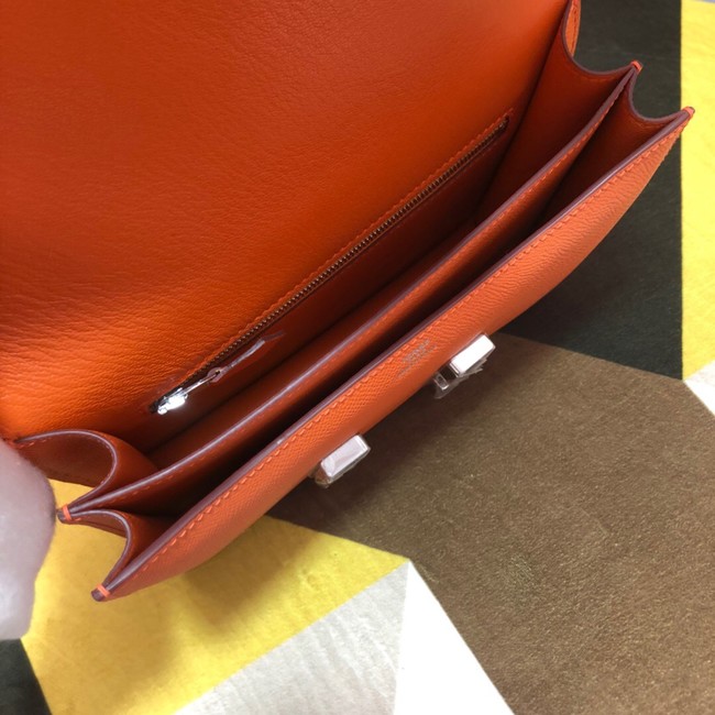 Hermes Original Espom Leather Constance Bag 5333 orange
