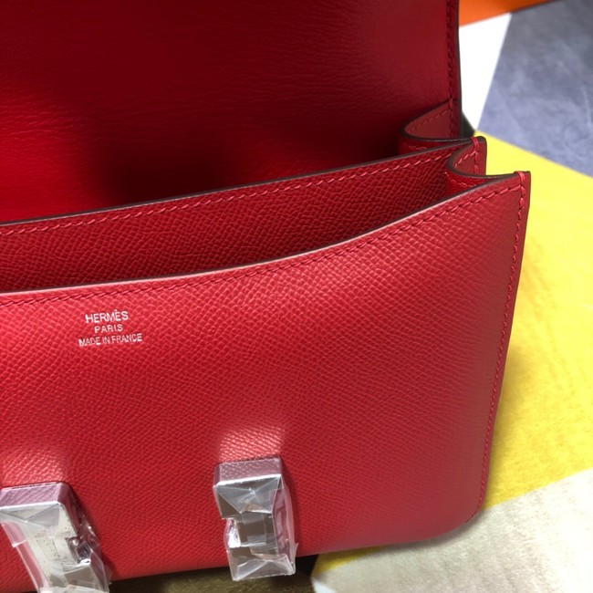 Hermes Original Espom Leather Constance Bag 5333 red