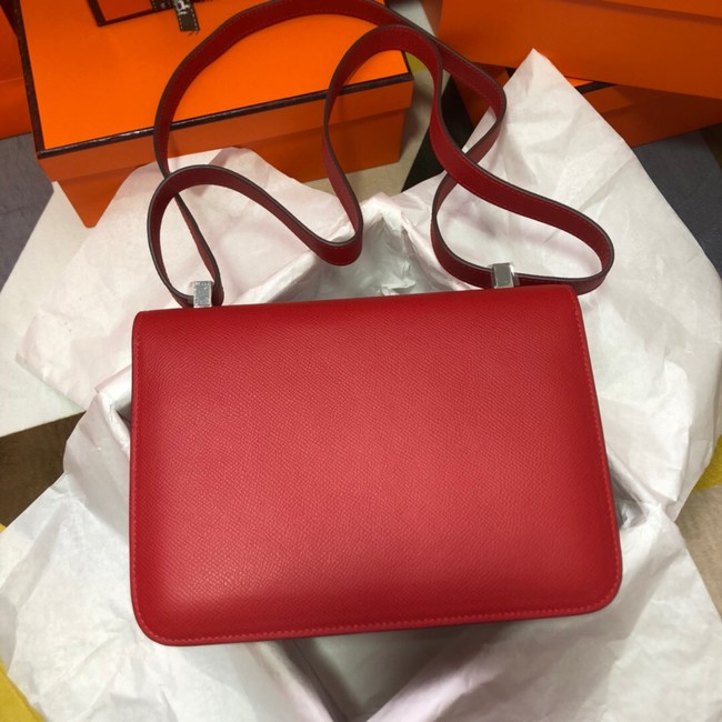 Hermes Original Espom Leather Constance Bag 5333 red