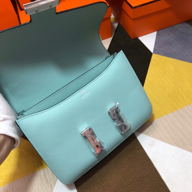 Hermes Original Espom Leather Constance Bag 5333 sky blue