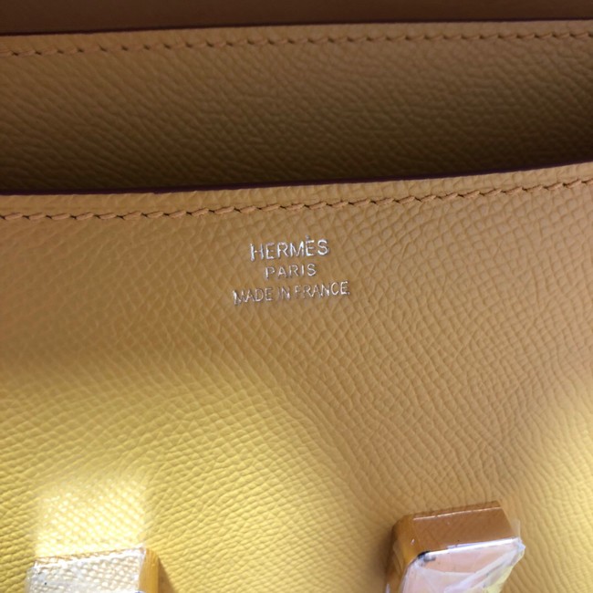 Hermes Original Espom Leather Constance Bag 5333 yellow